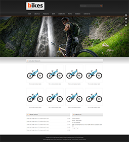 企业外贸自行车产品网站